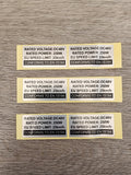250 Watt Stickers