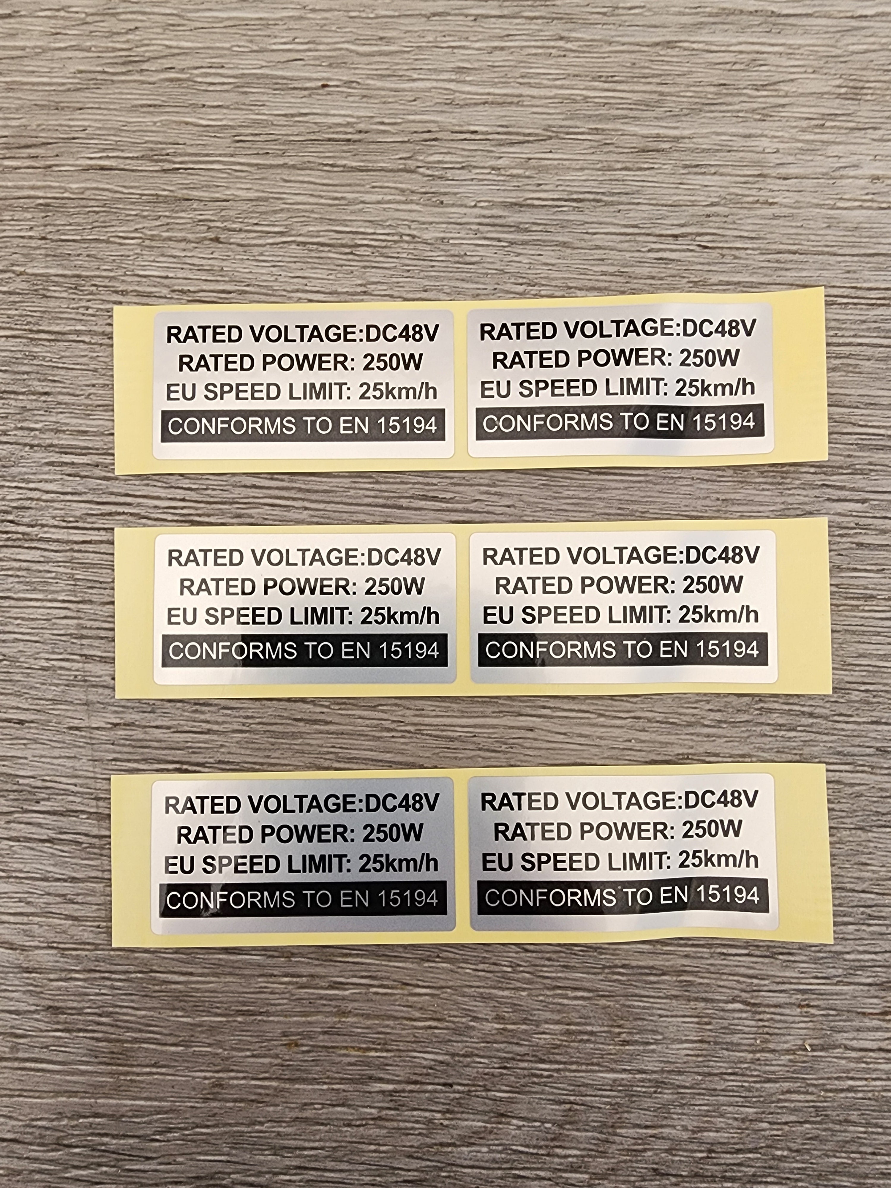 250 Watt Stickers